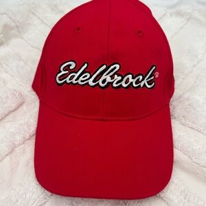Edelbrock Red Baseball Cap